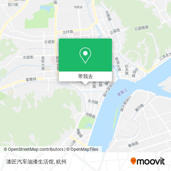 漆匠汽车油漆生活馆地图