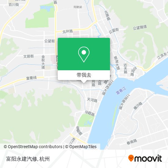 富阳永建汽修地图