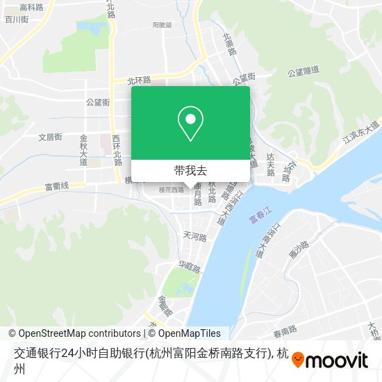 交通银行24小时自助银行(杭州富阳金桥南路支行)地图