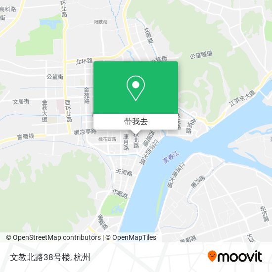 文教北路38号楼地图