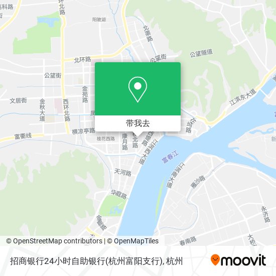 招商银行24小时自助银行(杭州富阳支行)地图