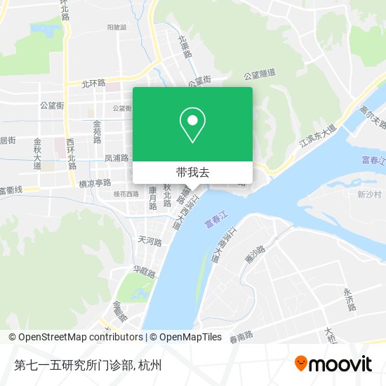第七一五研究所门诊部地图