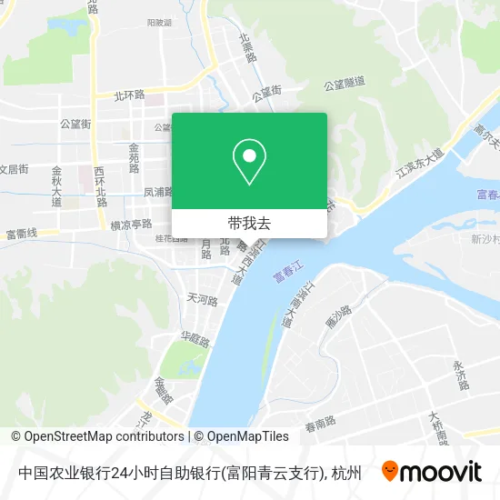 中国农业银行24小时自助银行(富阳青云支行)地图