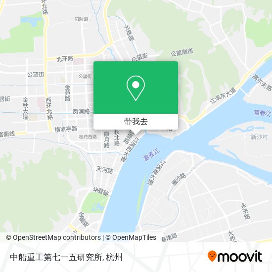 中船重工第七一五研究所地图