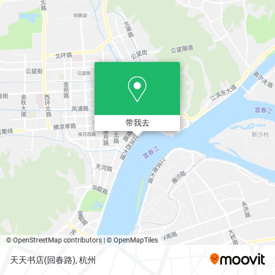 天天书店(回春路)地图
