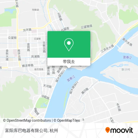 富阳库巴电器有限公司地图