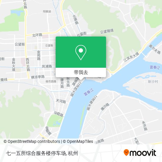 七一五所综合服务楼停车场地图
