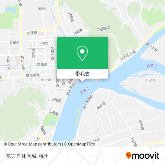 东方星休闲城地图