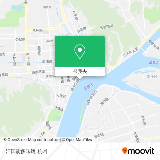 汪国能多味馆地图