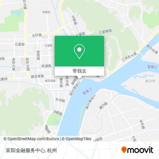 富阳金融服务中心地图