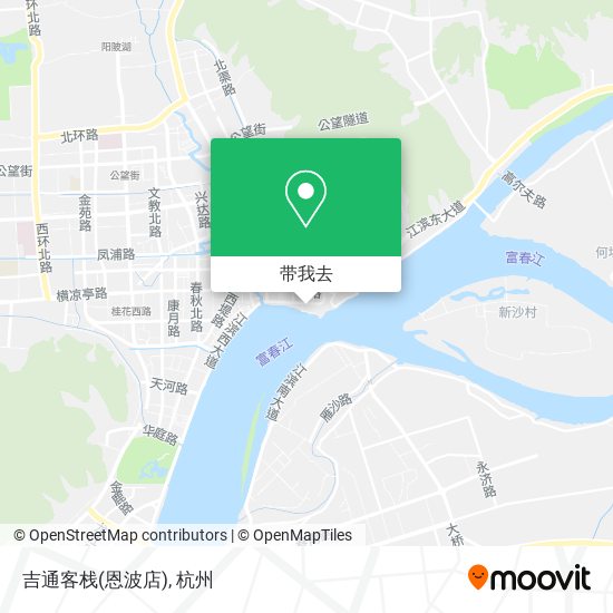 吉通客栈(恩波店)地图