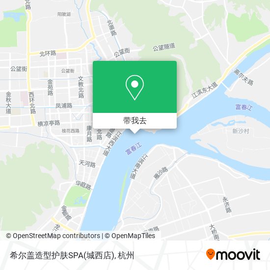 希尔盖造型护肤SPA(城西店)地图
