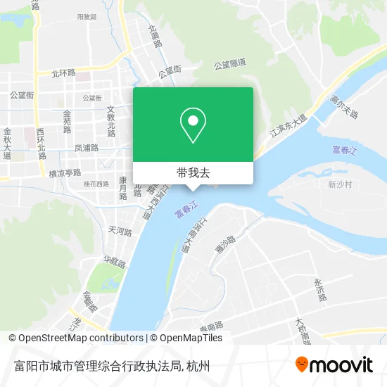富阳市城市管理综合行政执法局地图