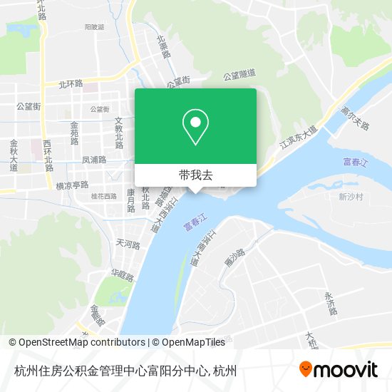 杭州住房公积金管理中心富阳分中心地图