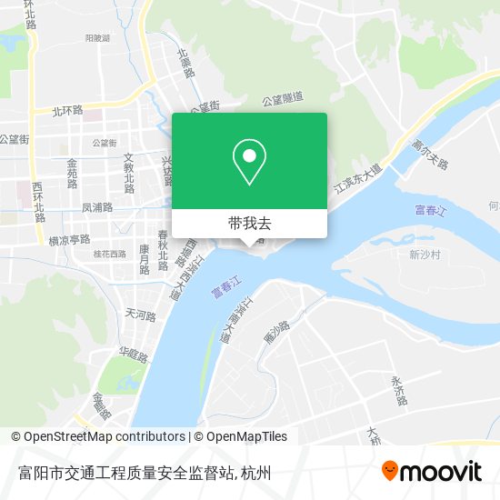 富阳市交通工程质量安全监督站地图