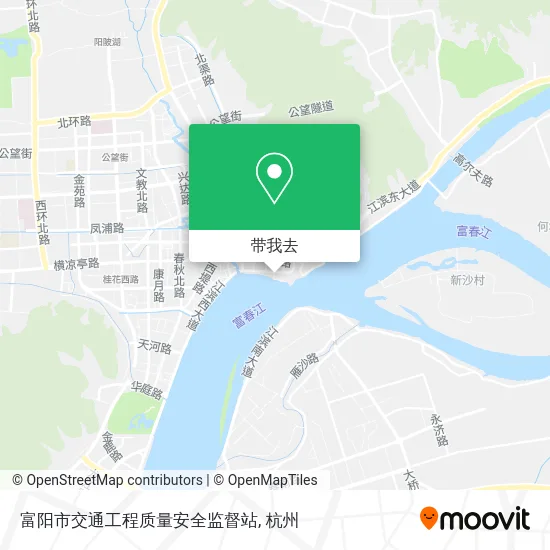 富阳市交通工程质量安全监督站地图