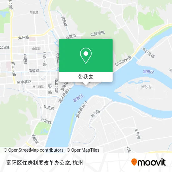 富阳区住房制度改革办公室地图