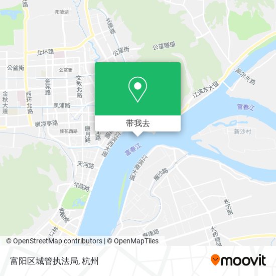 富阳区城管执法局地图