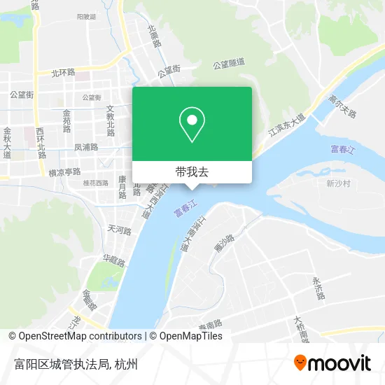 富阳区城管执法局地图