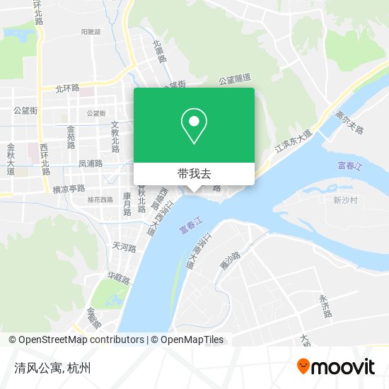 清风公寓地图