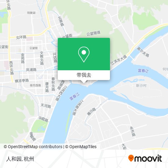 人和园地图