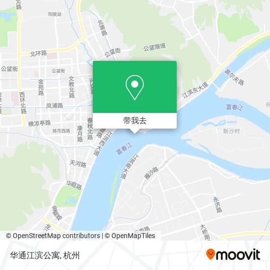 华通江滨公寓地图
