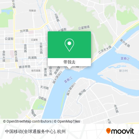 中国移动(全球通服务中心)地图