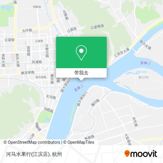 河马水果行(江滨店)地图