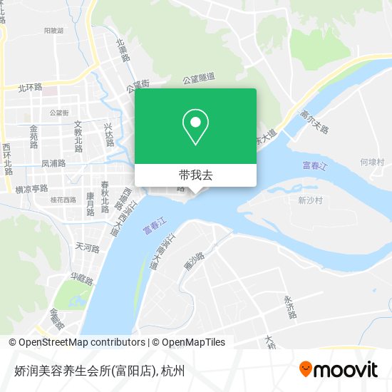 娇润美容养生会所(富阳店)地图