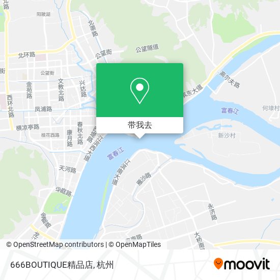 666BOUTIQUE精品店地图