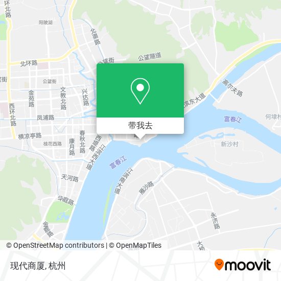 现代商厦地图