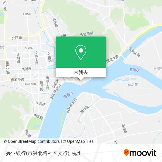 兴业银行(市兴北路社区支行)地图