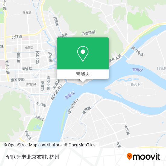 华联升老北京布鞋地图