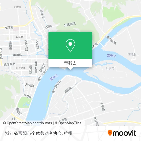 浙江省富阳市个体劳动者协会地图