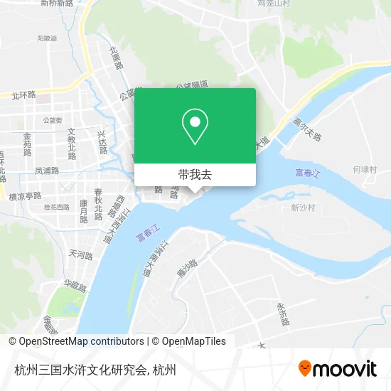 杭州三国水浒文化研究会地图