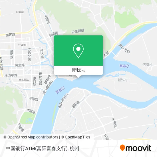 中国银行ATM(富阳富春支行)地图