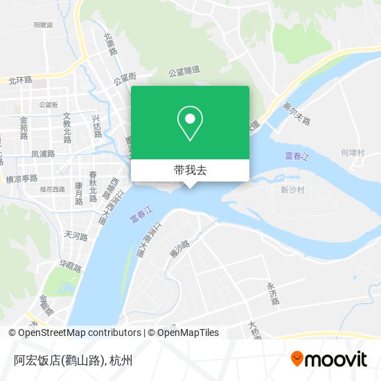 阿宏饭店(鹳山路)地图
