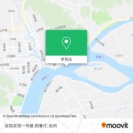 富阳宾馆一号楼-西餐厅地图