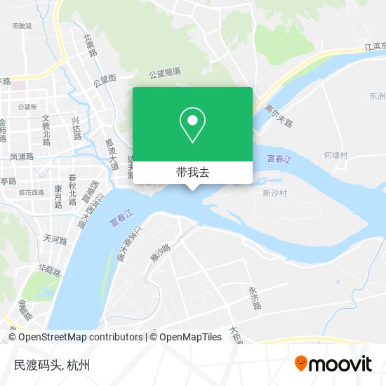 民渡码头地图