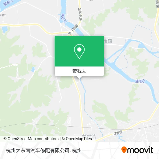 杭州大东南汽车修配有限公司地图