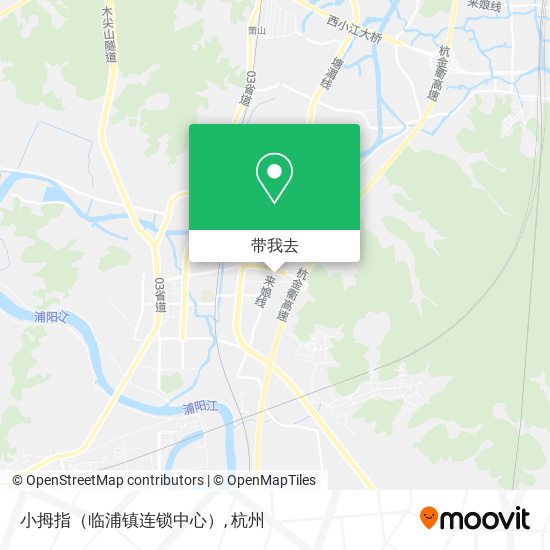 小拇指（临浦镇连锁中心）地图
