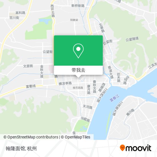 翰隆面馆地图