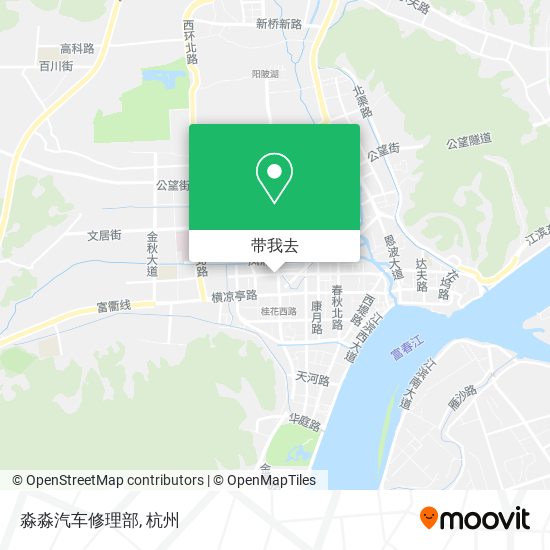 淼淼汽车修理部地图