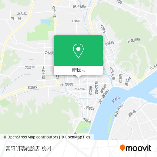 富阳明瑞轮胎店地图