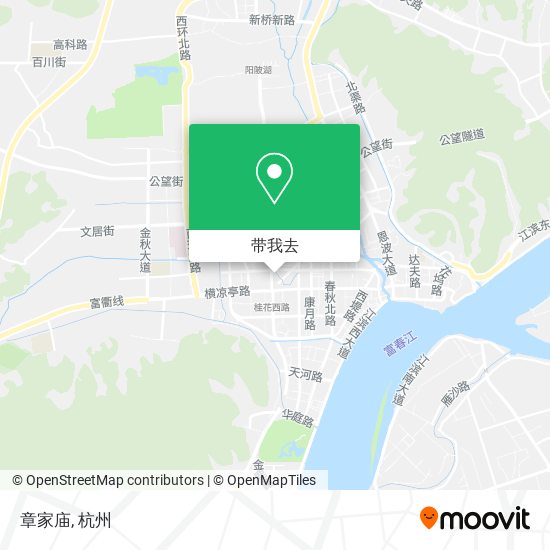 章家庙地图