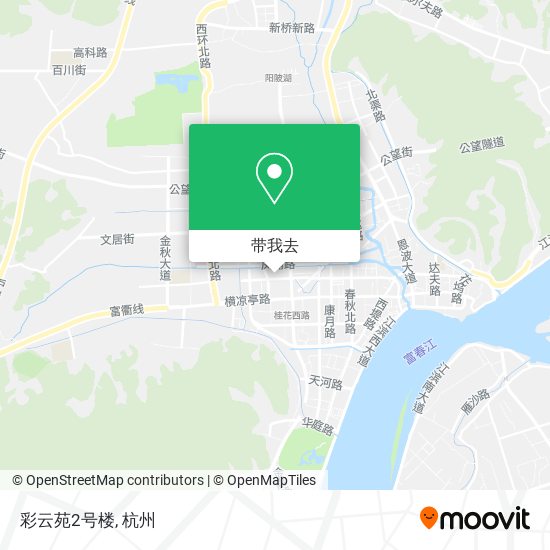 彩云苑2号楼地图