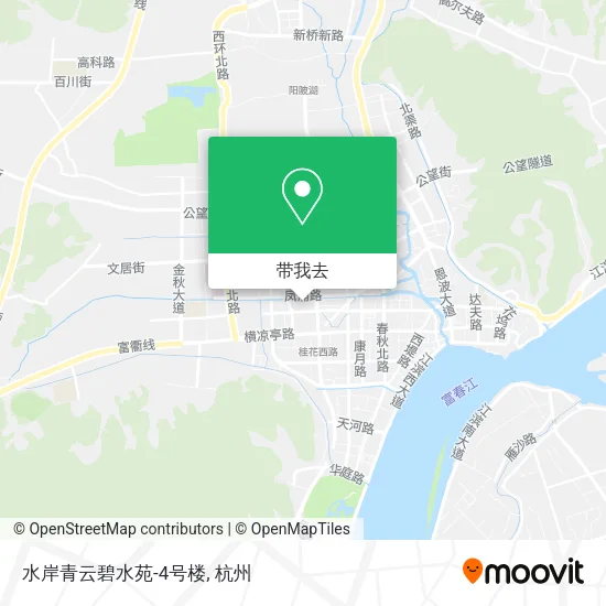 水岸青云碧水苑-4号楼地图