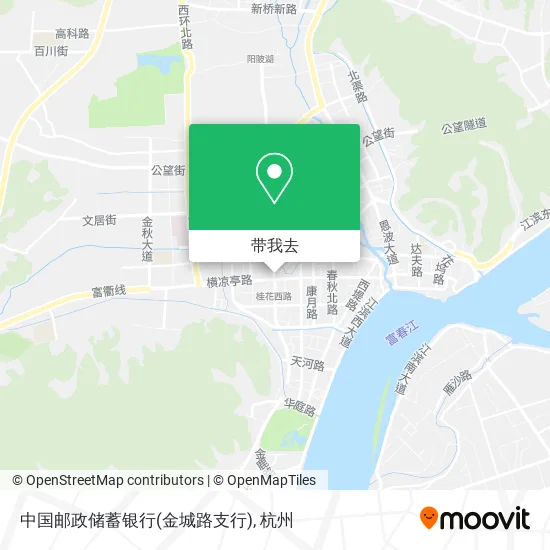 中国邮政储蓄银行(金城路支行)地图