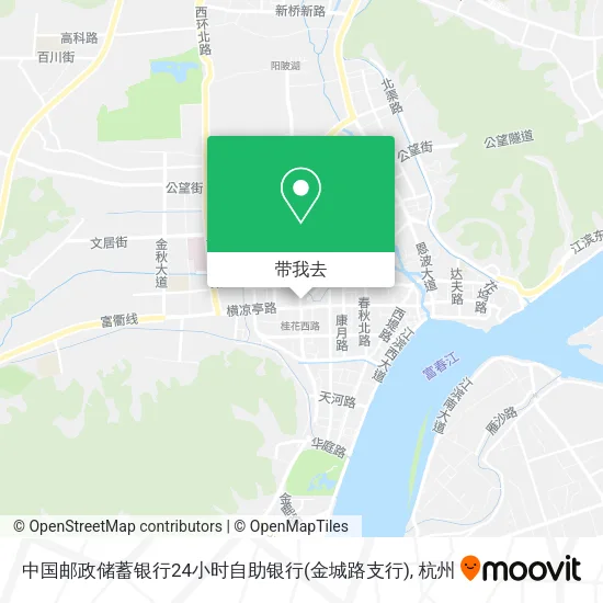 中国邮政储蓄银行24小时自助银行(金城路支行)地图