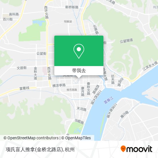 项氏盲人推拿(金桥北路店)地图